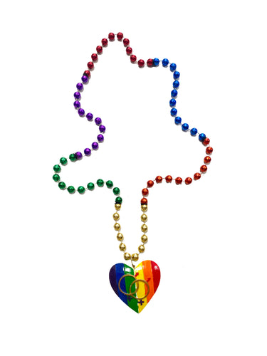 Pride LGBTQ+ Heart Shaped Bead