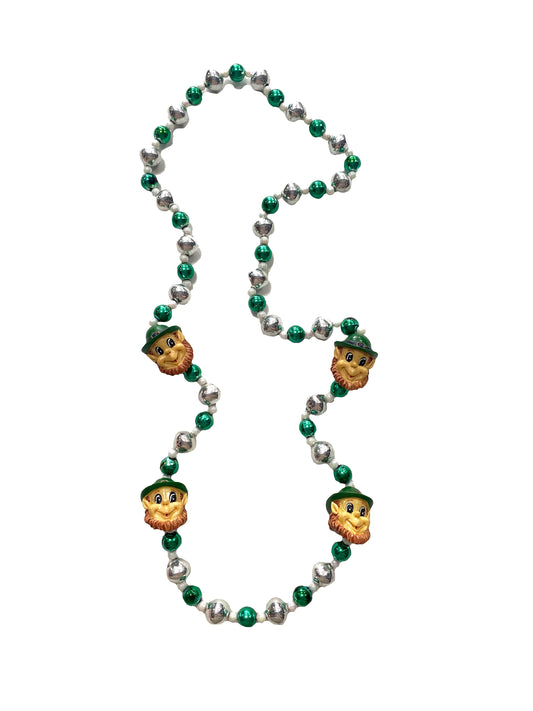 Four Leprechaun Heads Bead
