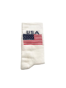 "USA" American Flag Socks (Infants, Kids, and Adults)