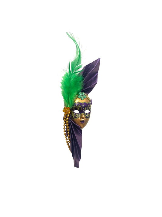Masque épingle Hair Flair avec plumes