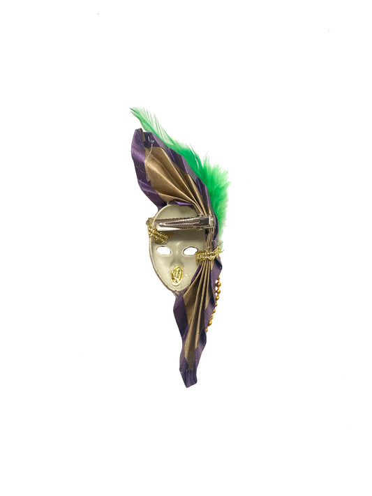 Masque épingle Hair Flair avec plumes