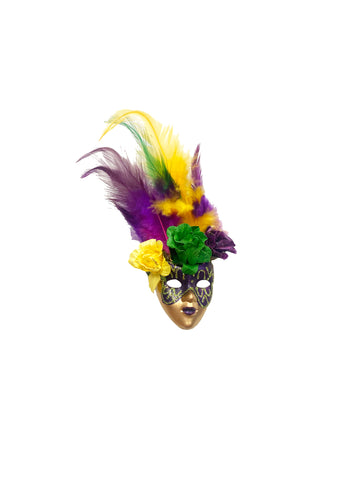 Pasador mascarilla capilar con flores