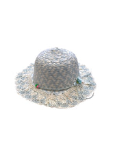 Child's Scalloped Straw Hat (Multiple Colors)
