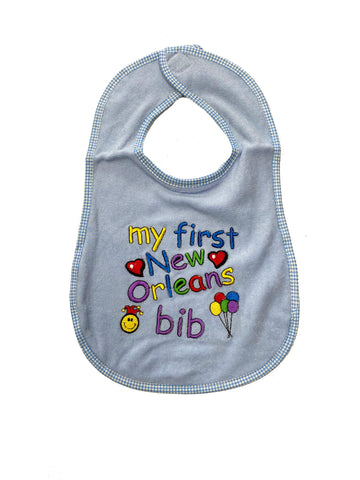 "My First New Orleans" Baby Bib