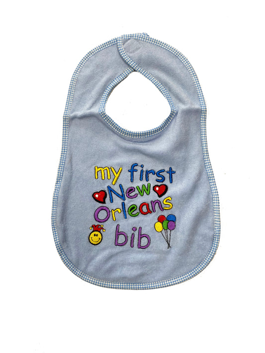 "My First New Orleans" Baby Bib