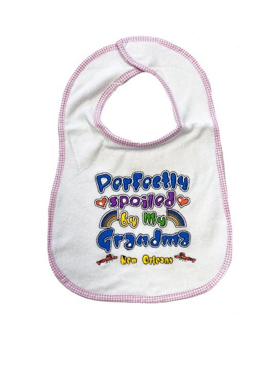 "Spoiled By My Grandma" Baby Bib