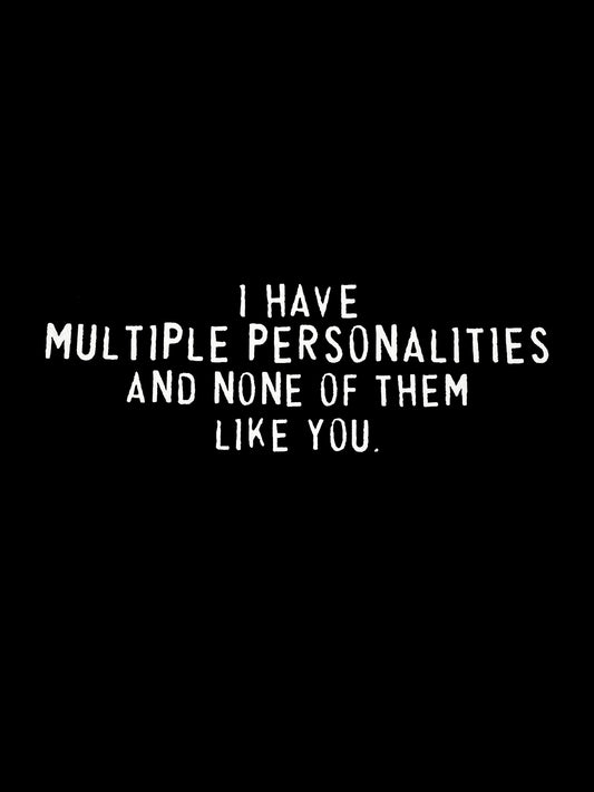 T-shirt « Personnalités multiples »