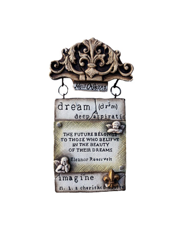 Placa con Cita de Sueños