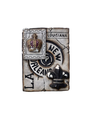 Large New Orleans Crown Stamp Plaque