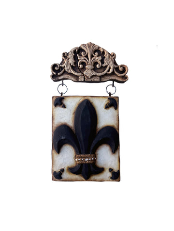 Placa Flor de Lis de Nueva Orleans