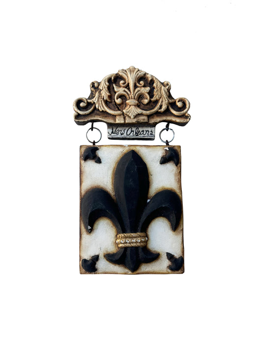 New Orleans Fleur de Lis Plaque