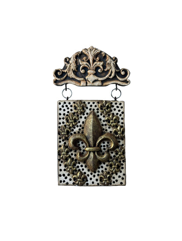 Plaque multiple Fleur de Lys