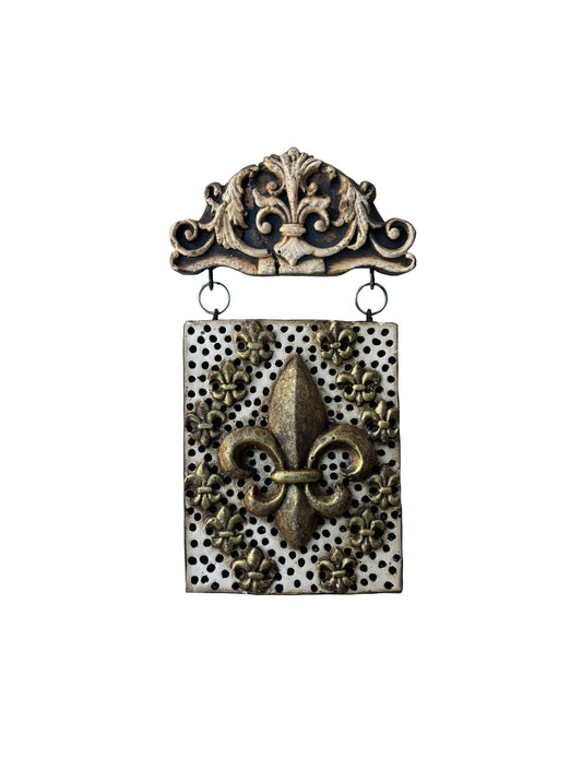 Plaque multiple Fleur de Lys