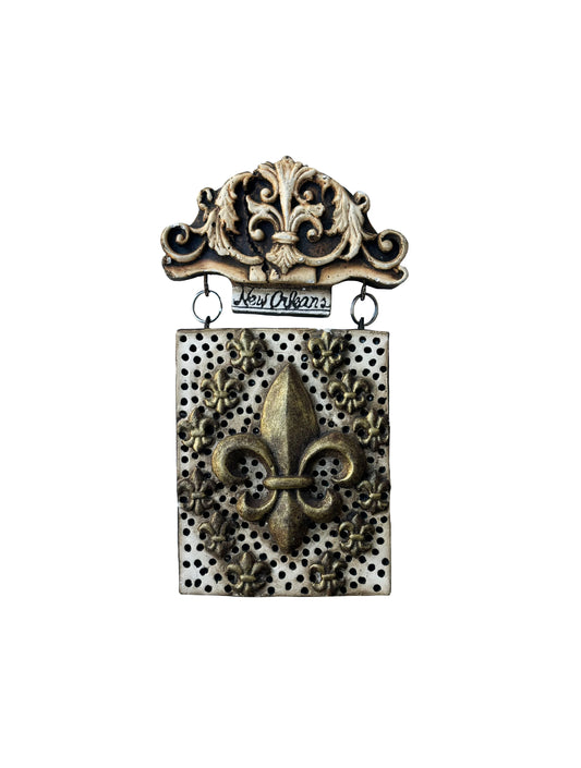 Plaque multiple Fleur de Lys