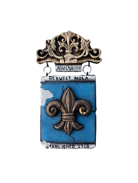 Plaque de la Nouvelle-Orléans Reconstruite