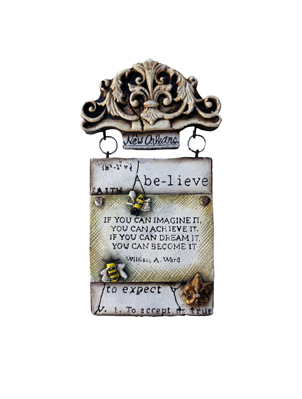 Believe Quote Plaque