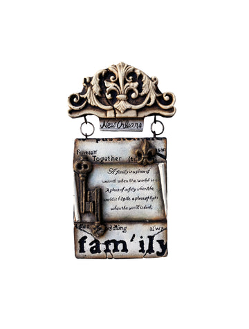 Plaque citation familiale