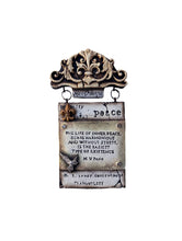 Peace Quote Plaque