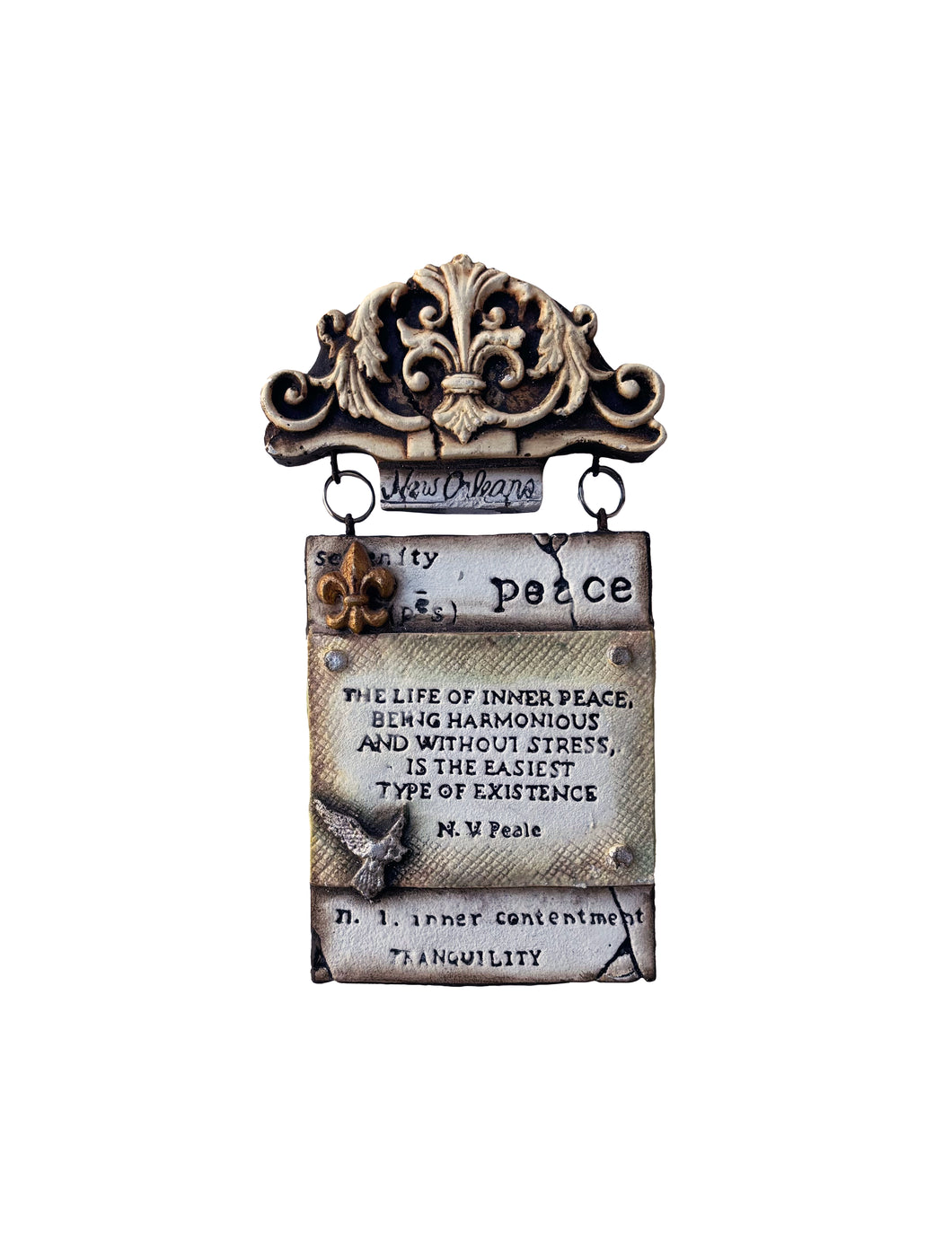 Peace Quote Plaque