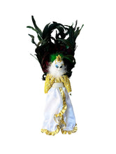 Medium Opera Face Doll with Detachable Feathers