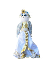 Medium Opera Face Doll with Detachable Feathers