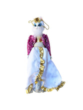 Medium Opera Face Doll with Detachable Feathers