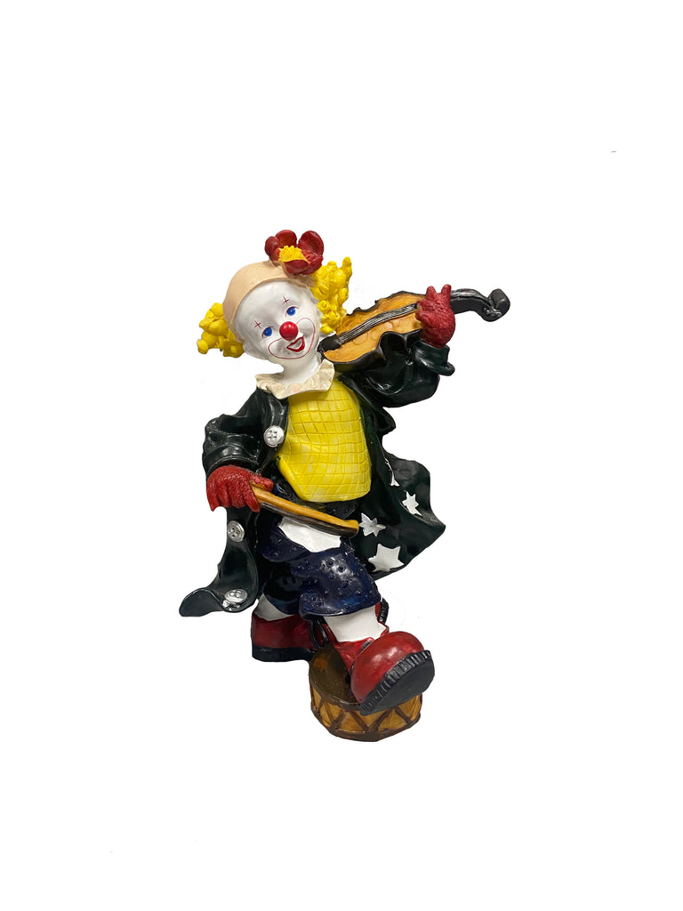 Clown Statues Playing Musical Instruments (Set of 4)