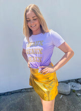Geaux Geaux Geaux Purple Tie Dye Short Sleeve