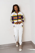 Adult Unisex Mardi Gras French Terry Racing Jacket