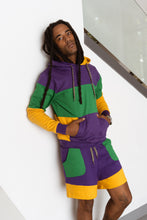 Adult Unisex Color Block Rugby Shorts