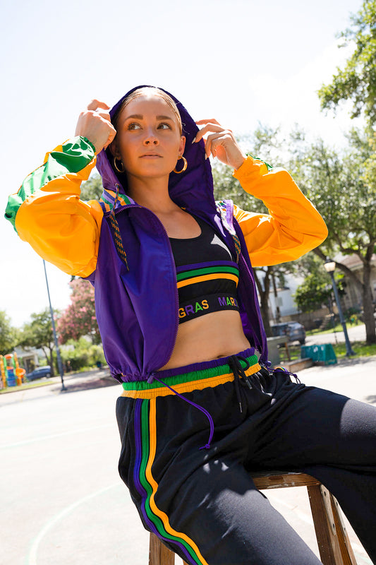 Cropped Rugby Rain Jacket