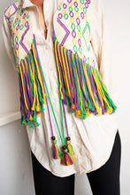 Adult Fringe Embroidered Vest