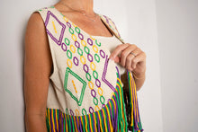 Adult Fringe Embroidered Vest