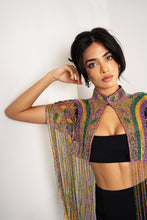 Beaded Fringe Capelet