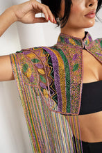 Beaded Fringe Capelet
