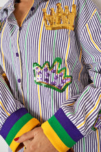 Adult Pinstripe Sequin Shirt