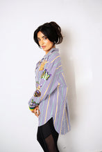 Adult Pinstripe Sequin Shirt