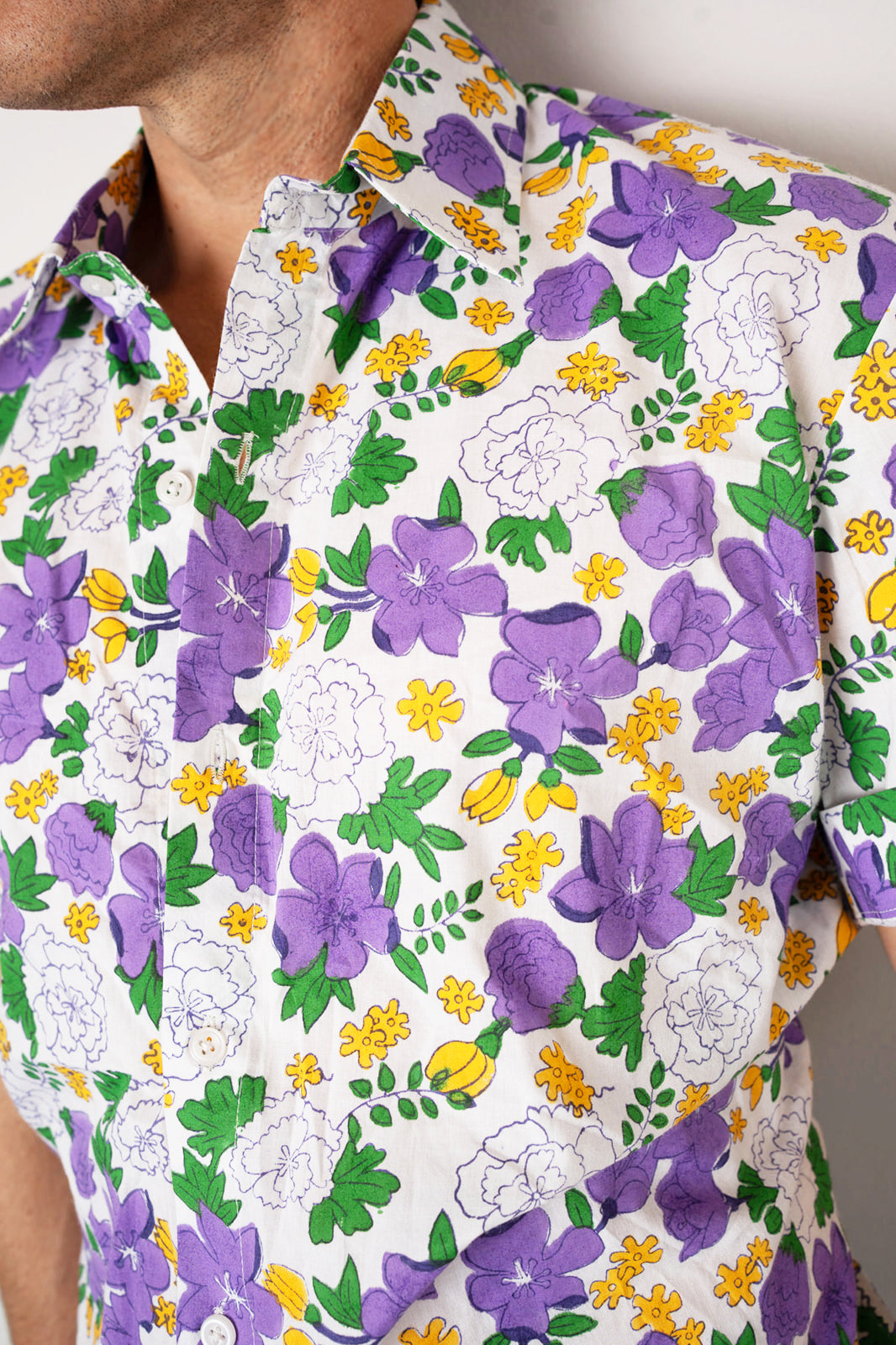 men's purple floral dress shirt Floral Dress Shirt for Men