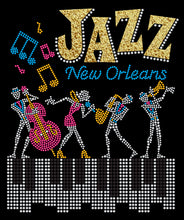 New Orleans Jazz Rhinestones