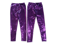 Metallic Leggings Junior - Purple