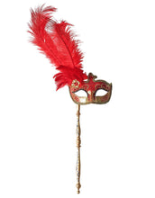 Anarkali Mask with Eye Detail with Detachable Stick