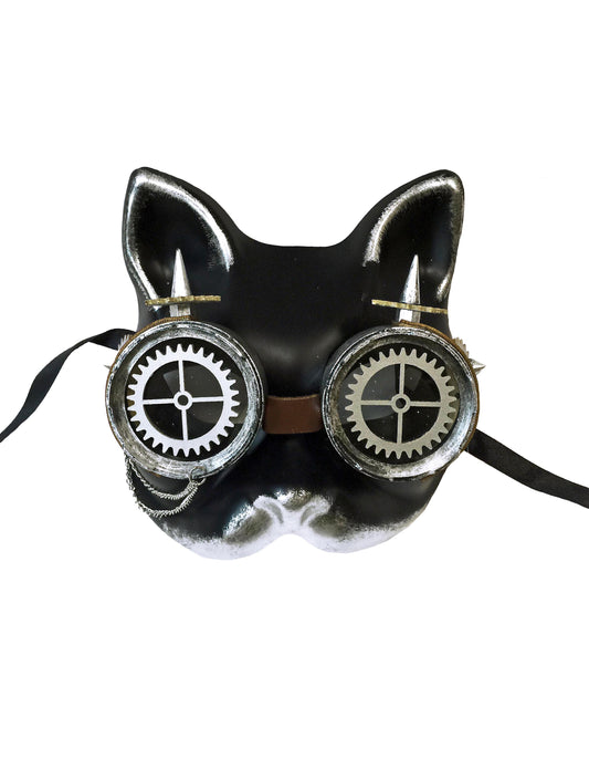 Steampunk Cat Face Mask