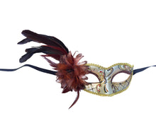 Victorian Style Eyelet with Swirls, Flower and Side Feathers