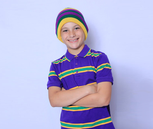 Purple Infinity Youth Short Sleeve