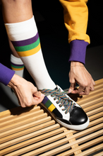 Rugby Unisex Mardi Gras Shoelaces