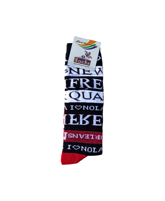 French Quarter New Orleans Socks