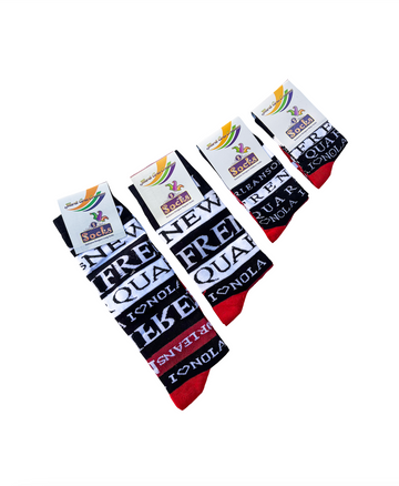 French Quarter New Orleans Socks