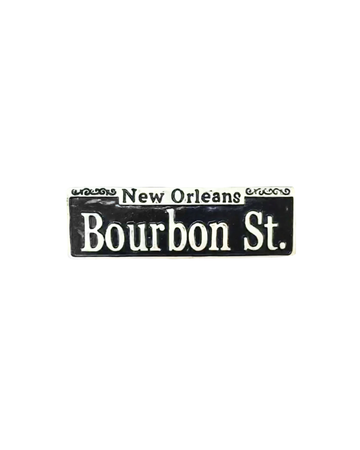 Aimant de panneau de rue Bourbon Street