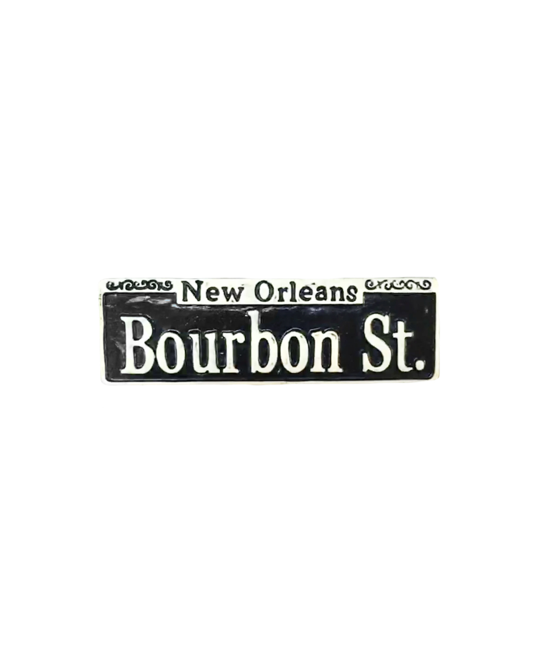 Bourbon St Street Sign Magnet