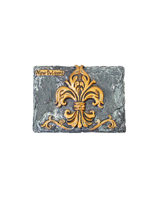 Fleur de Lis Slate Magnet